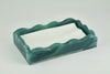Tizo Designs Giftware Tizo Designs Lucite Marbled Guest Towel Tray Green
