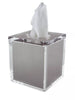 Tizo Designs Giftware Tizo Designs Lucite Tissue Box with Lid Inner Silver