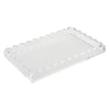 Tizo Designs Giftware Tizo Designs Lucite Wave Tray 12x8 (Clear)