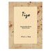 Tizo Designs Picture Frames Tizo Designs Narrow Burl Pattern Italian Wood Frame 4x6