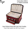 Tizo Designs Giftware Tizo Italian Designed 2 Tone Wood Jewelry Box with 2 Drawers