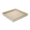 Tozai Home Home Decor Tozai Home 24" Windows, Hand Inlaid Bamboo/Capiz Shell Accent Tray