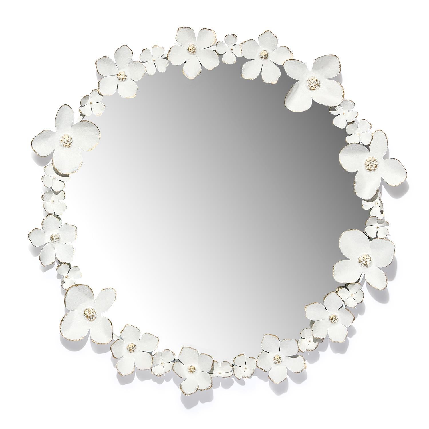 Tozai Home Home Decor Tozai Home Flower Mirror