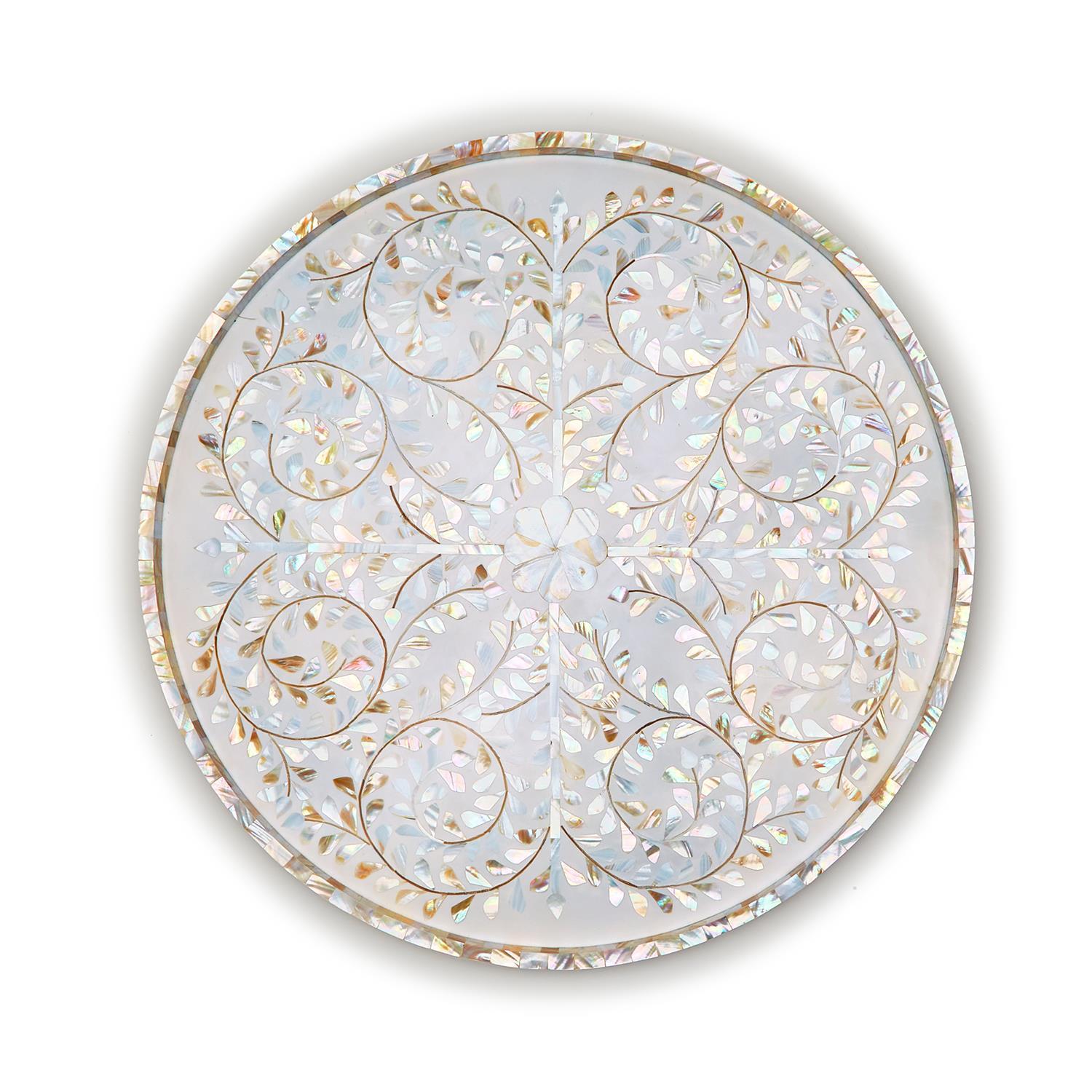 Tozai Home Home Decor Tozai Home Jaipur Palace MOP Tray