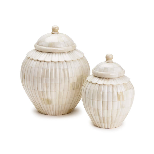 Tozai Home Home Tozai Home Minaret Set of 2 Mosaic Covered Jars