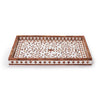 Tozai Home Home Tozai Home Rectangle Jaipur Palace Natural Wood Serving Tray