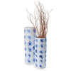 Tozai Home Home Decor Tozai Home S/2 Rose Bud Cylinder Vases