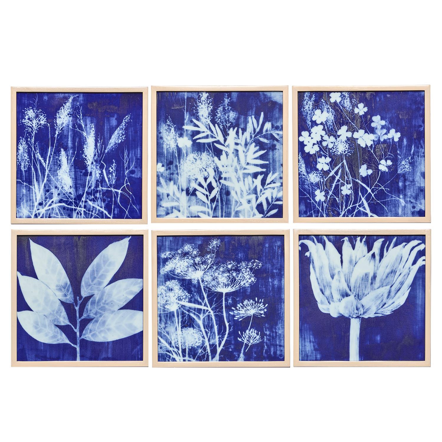 Tozai Home Home Decor Tozai Home S/6 Floral Design Wallart