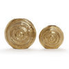 Tozai Home Decor Tozai Home All Swirls S/2 Golden Vase