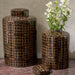 Tozai Home Decor Tozai Home S/2 Covered Jar w Dark Tortoise
