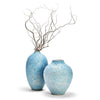 Tozai Home Decor Tozai Home S/2 Turquoise  Texture Vase
