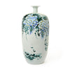 Two's Company Giftware 21" Hand-painted Wisteria Design Vase