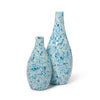 Two's Company Giftware Set/2 Mosaic Blue Droplets Vases
