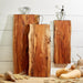 Two's Company Giftware Set/3 Serving Boards with Iron Handle