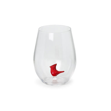Twos Company Giftware Cardinal Stemless Wine Glass