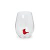 Twos Company Giftware Cardinal Stemless Wine Glass
