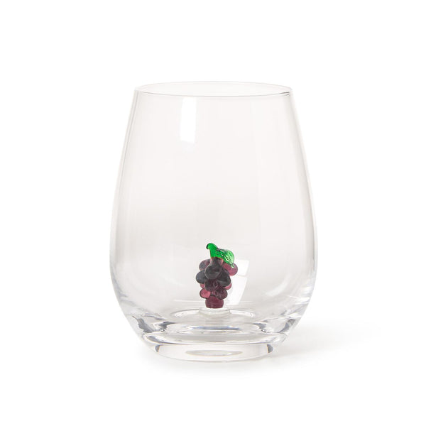 Twos Company Serveware Grapes Stemless Wine Glass