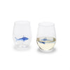 Twos Company Giftware Great White Shark Stemless Wine Glass