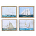 Twos Company Home Decor S/4 Framed Ship Wall Art
