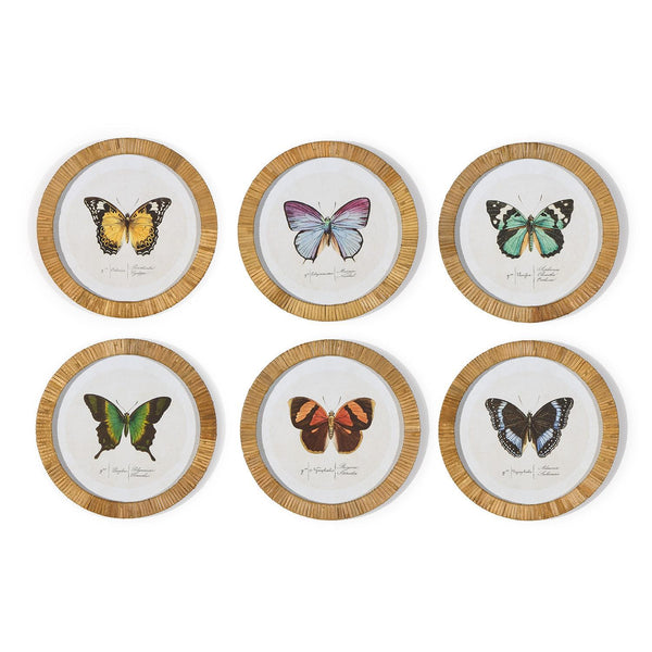 Twos Company Home Decor S/6 Butterfly Wall Art Includes 6 designs