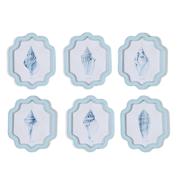Twos Company Home Decor S/6 Shell Wall Art Incl 6 designs