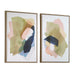 Uttermost Uttermost Abstract Afternoon Framed Canvases Set/2