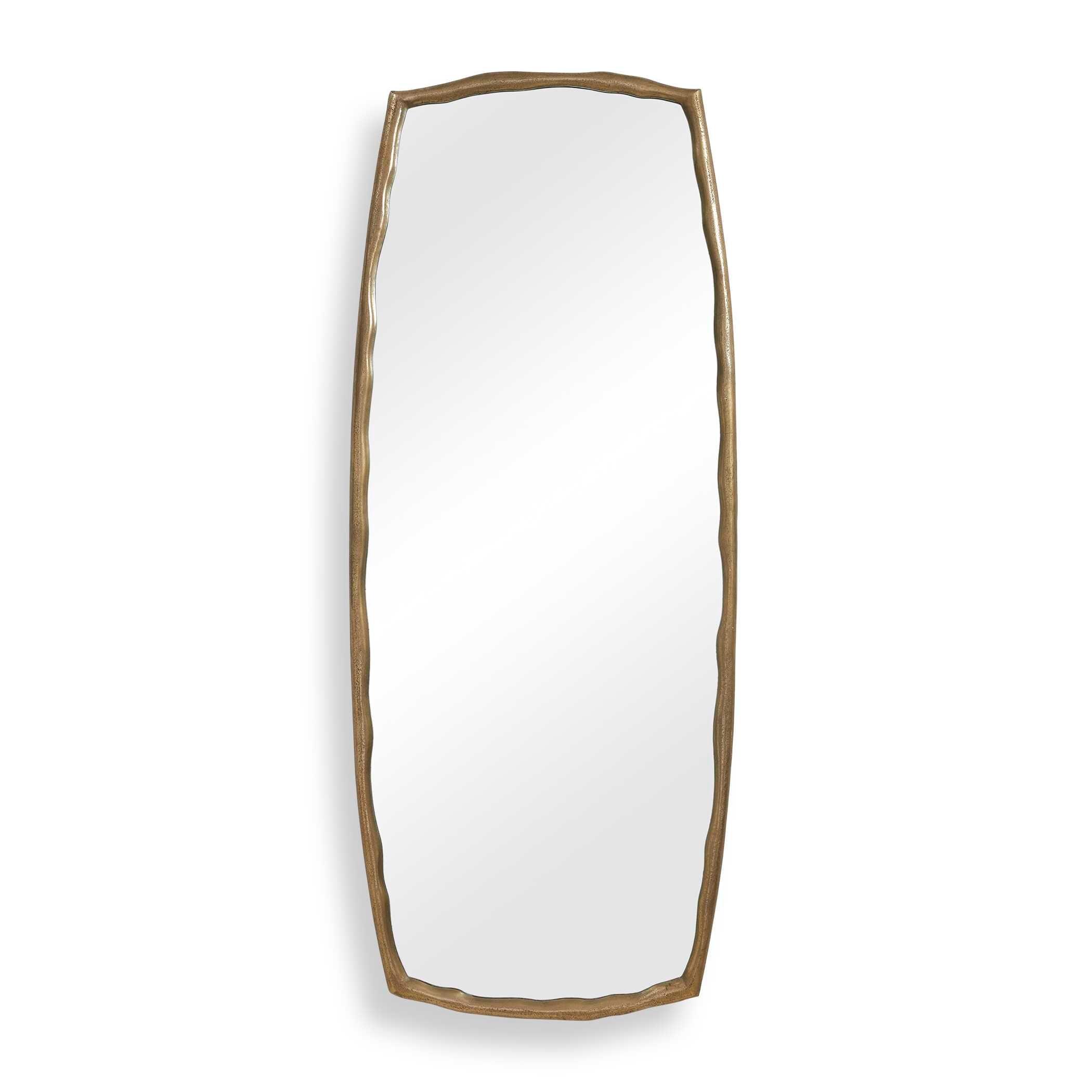 Uttermost Home Decor Uttermost Adair Antique Brass Tall Mirror
