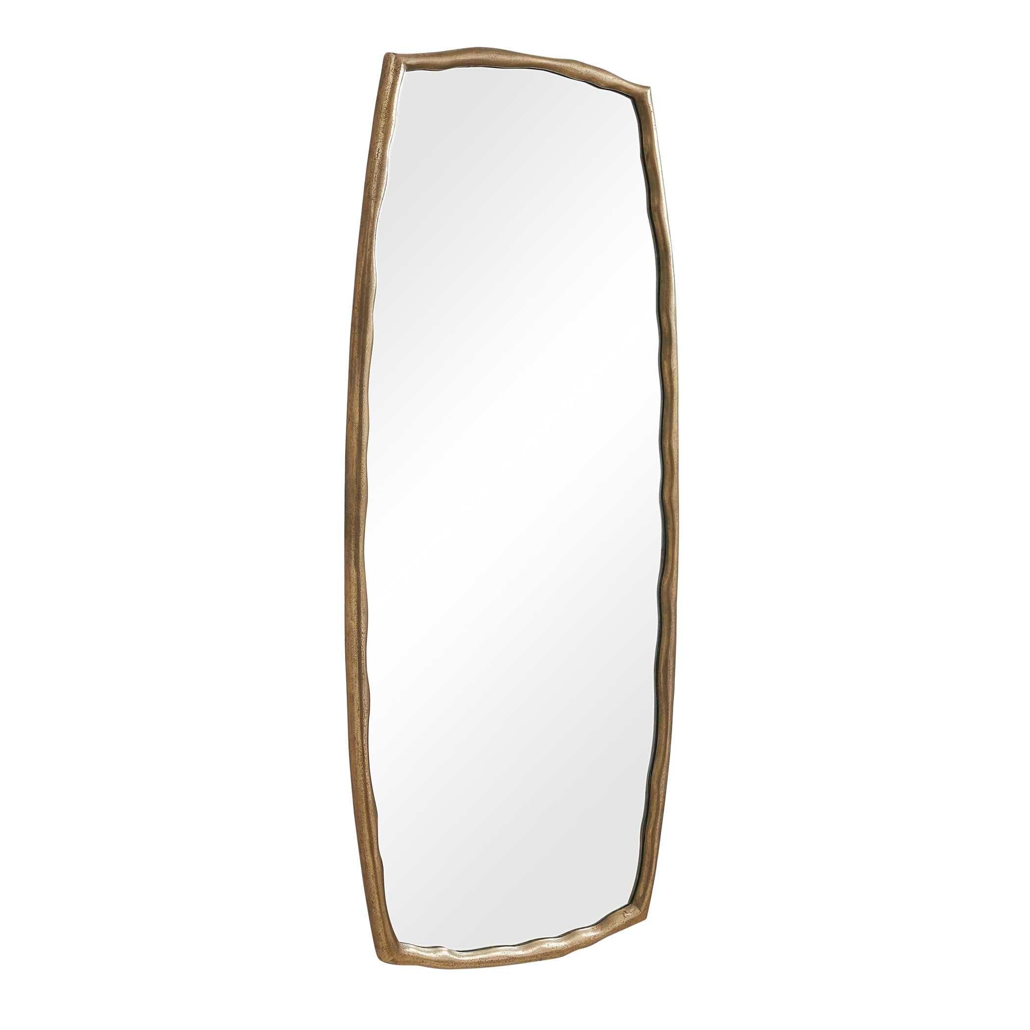 Uttermost Home Decor Uttermost Adair Antique Brass Tall Mirror