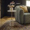 Uttermost Furniture Uttermost Adames Travertine Drink Table
