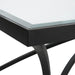 Uttermost Home Uttermost Alayna Black Metal & Glass Coffee Table
