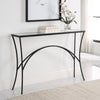 Uttermost Home Uttermost Alayna Black Metal & Glass Console Table
