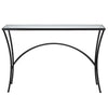Uttermost Home Uttermost Alayna Black Metal & Glass Console Table