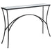Uttermost Home Uttermost Alayna Black Metal & Glass Console Table