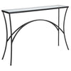 Uttermost Home Uttermost Alayna Black Metal & Glass Console Table