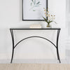 Uttermost Home Uttermost Alayna Black Metal & Glass Console Table