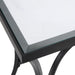 Uttermost Home Uttermost Alayna Black Metal & Glass End Table