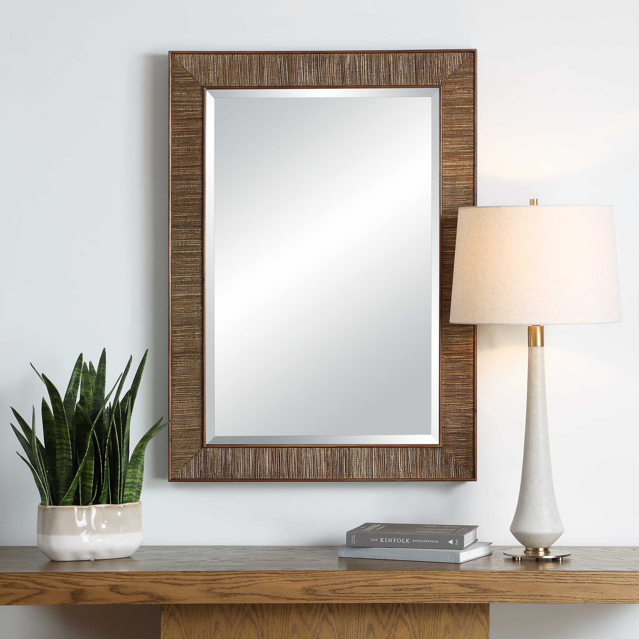 Uttermost Home Decor Uttermost Aldous Walnut Mirror
