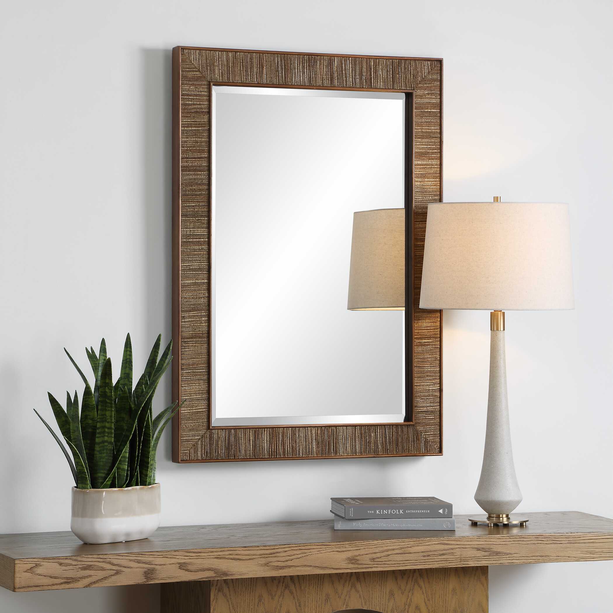 Uttermost Home Decor Uttermost Aldous Walnut Mirror