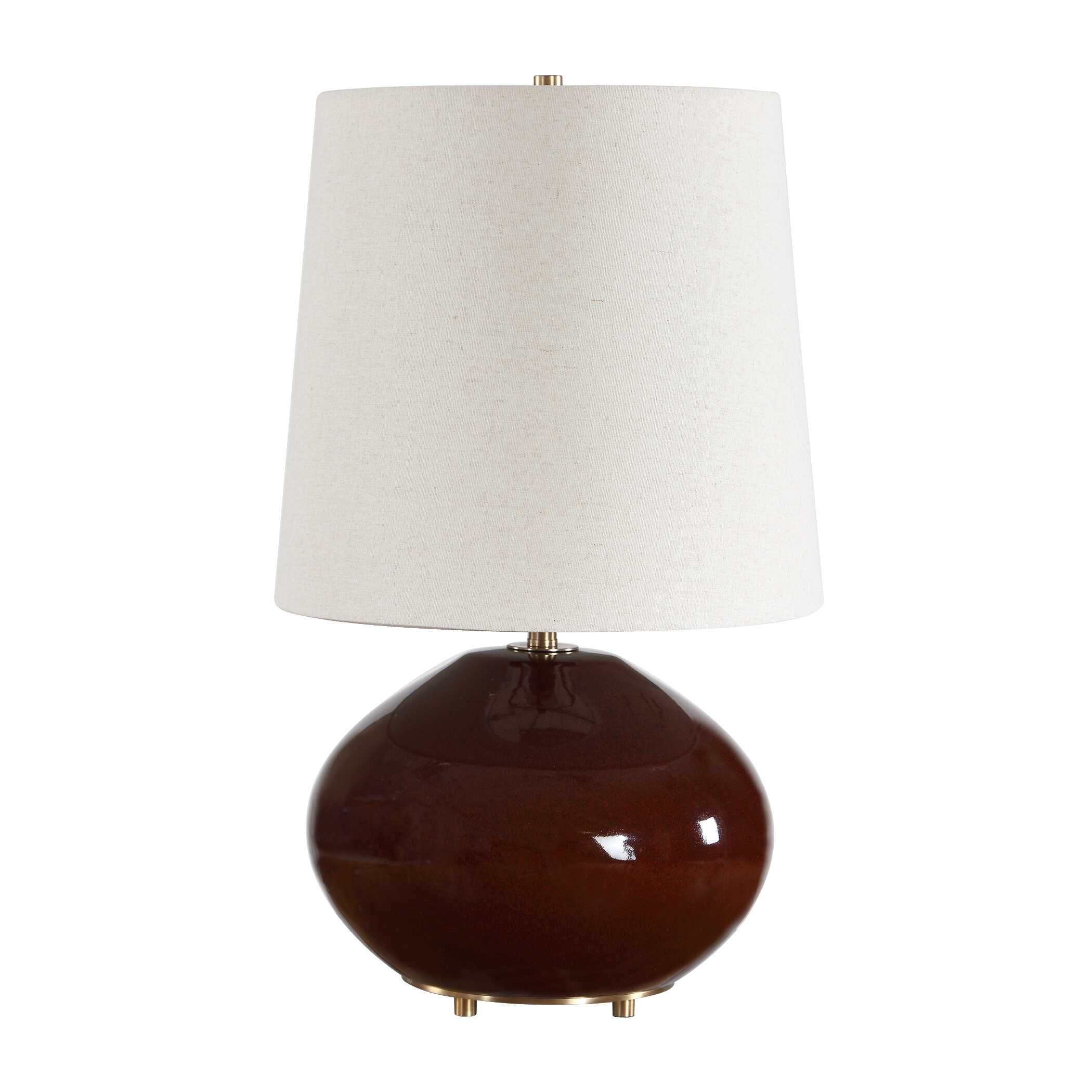 Uttermost Lighting Uttermost Allemand Ruby Red Glaze Table Lamp