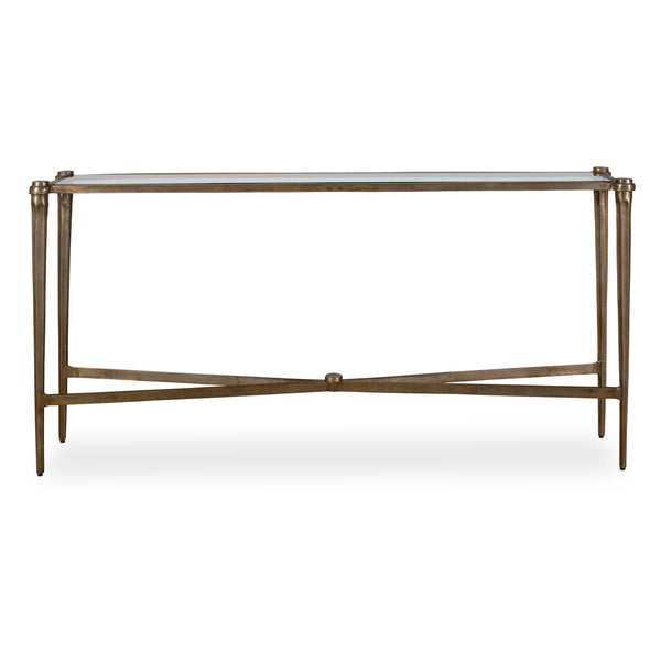 Uttermost Furniture Uttermost Amara Antique Brass Console Table
