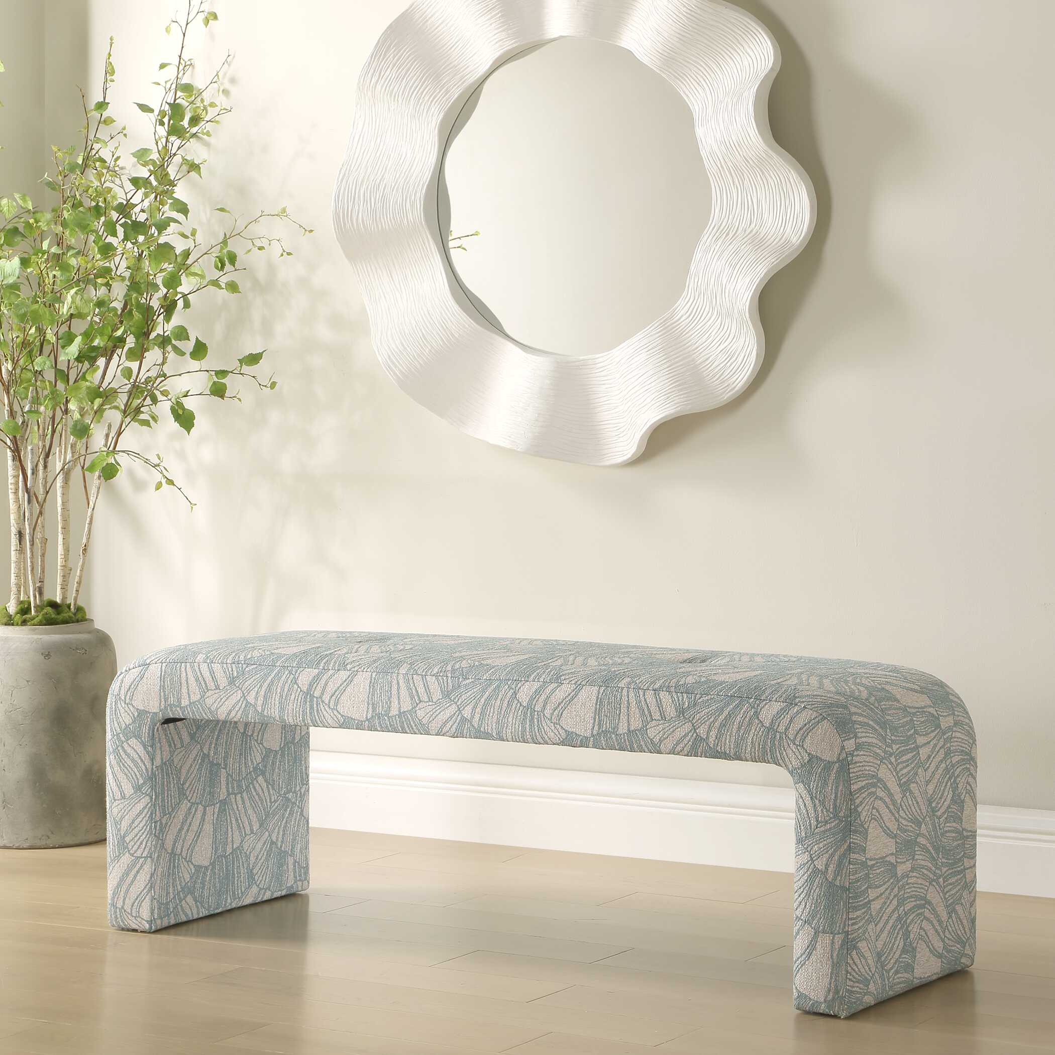 Uttermost Uttermost Amie Spa Blue Bench