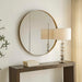 Uttermost Home Decor Uttermost Amram Antique Brass Round Mirror