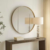 Uttermost Home Decor Uttermost Amram Antique Brass Round Mirror