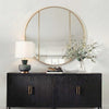 Uttermost Home Decor Uttermost Amram Antique Brass Round Mirror