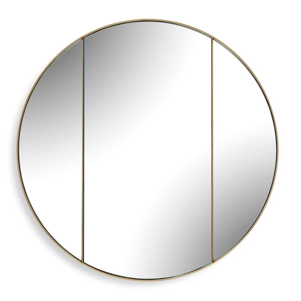 Uttermost Home Decor Uttermost Amram Antique Brass Round Mirror