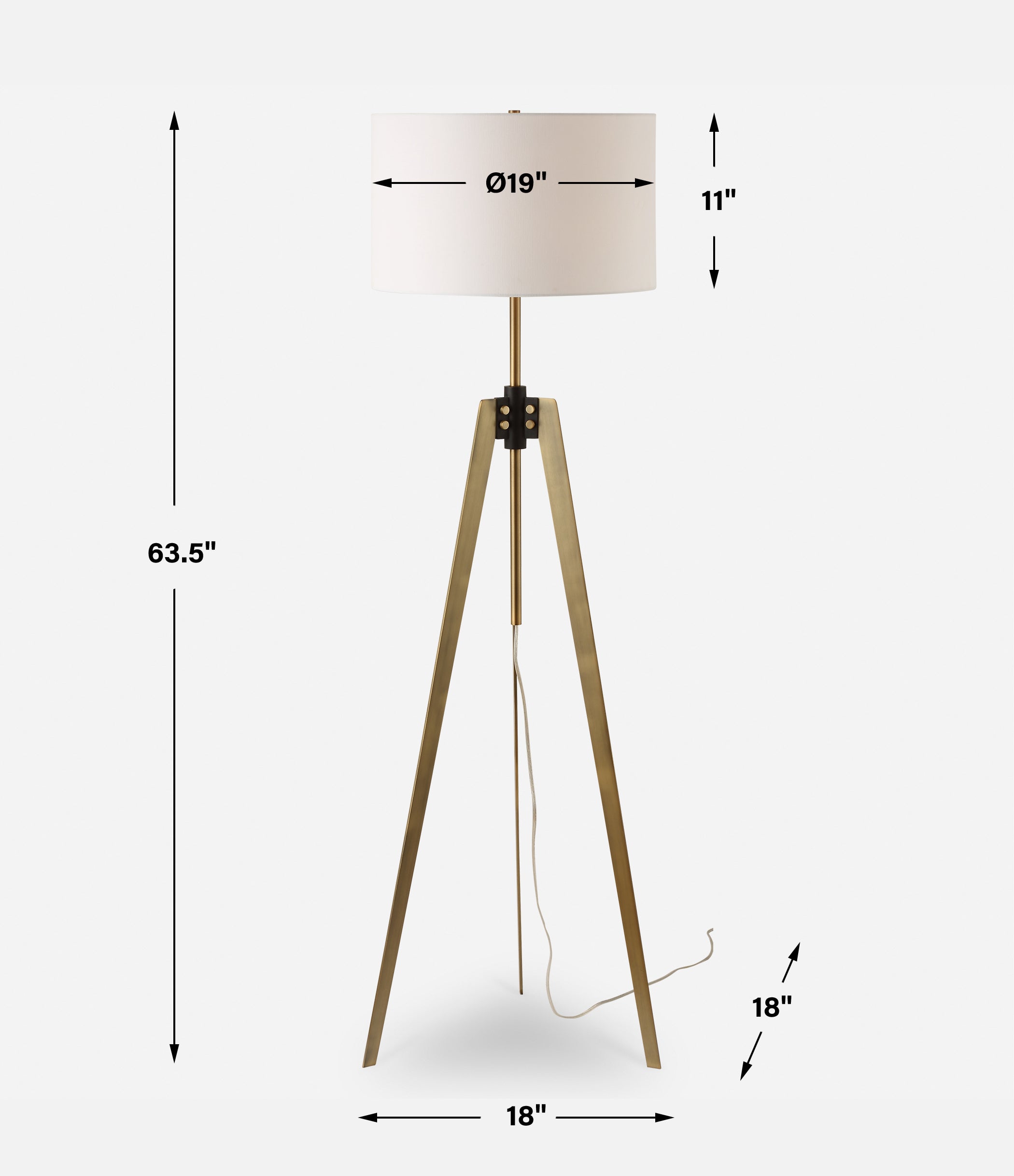 Uttermost Lighting Uttermost Anchorage Tri-pod Floor Lamp