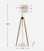 Uttermost Lighting Uttermost Anchorage Tri-pod Floor Lamp