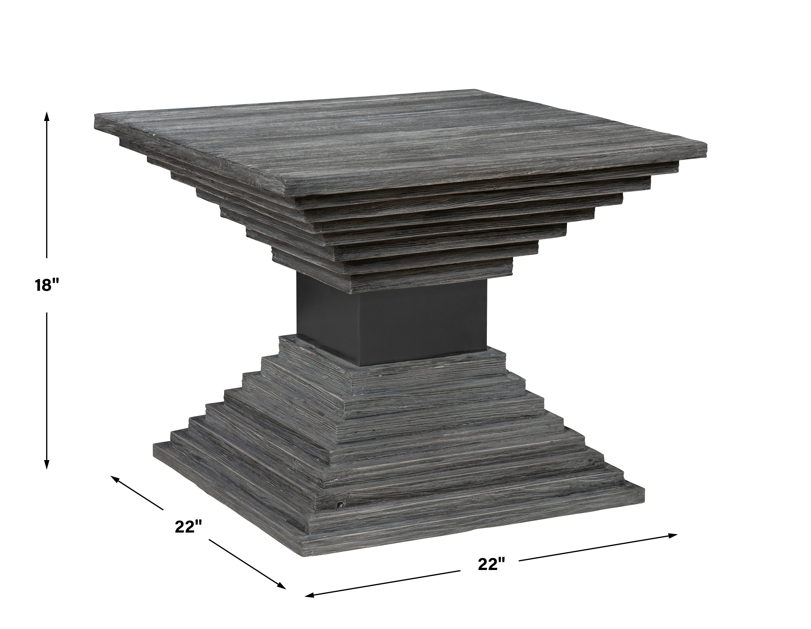 Uttermost Home Decor Uttermost Andes Wooden Geometric Accent Table
