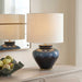 Uttermost Lighting Uttermost Andrus Blue Glaze Table Lamp
