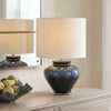 Uttermost Lighting Uttermost Andrus Blue Glaze Table Lamp